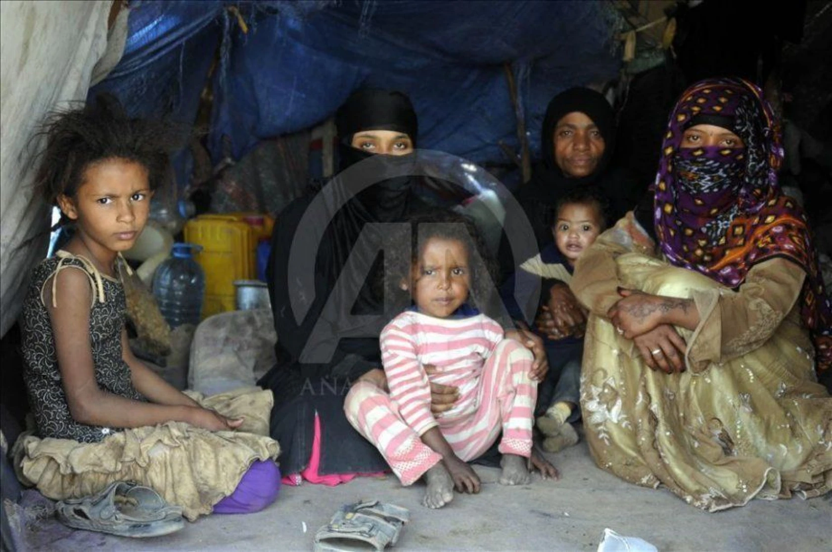 Saada'dan göç eden Yemenliler zor şartlar altında yaşıyor