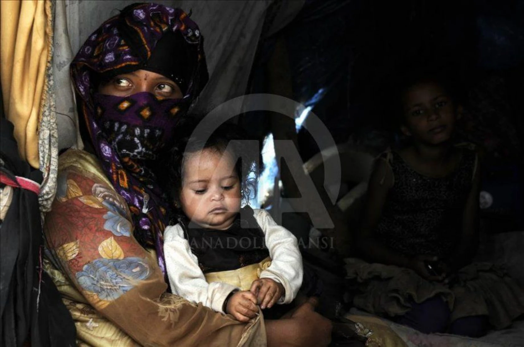 Saada'dan göç eden Yemenliler zor şartlar altında yaşıyor