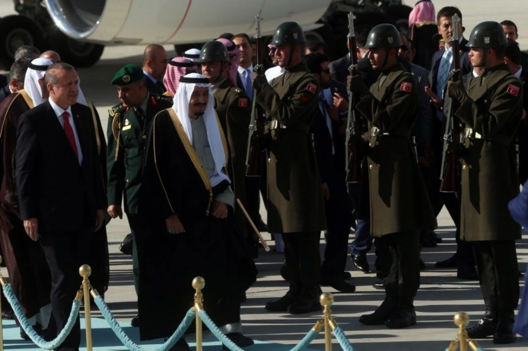 Suudi Arabistan Kralı Selman bin Abdulaziz Türkiye'ye geldi