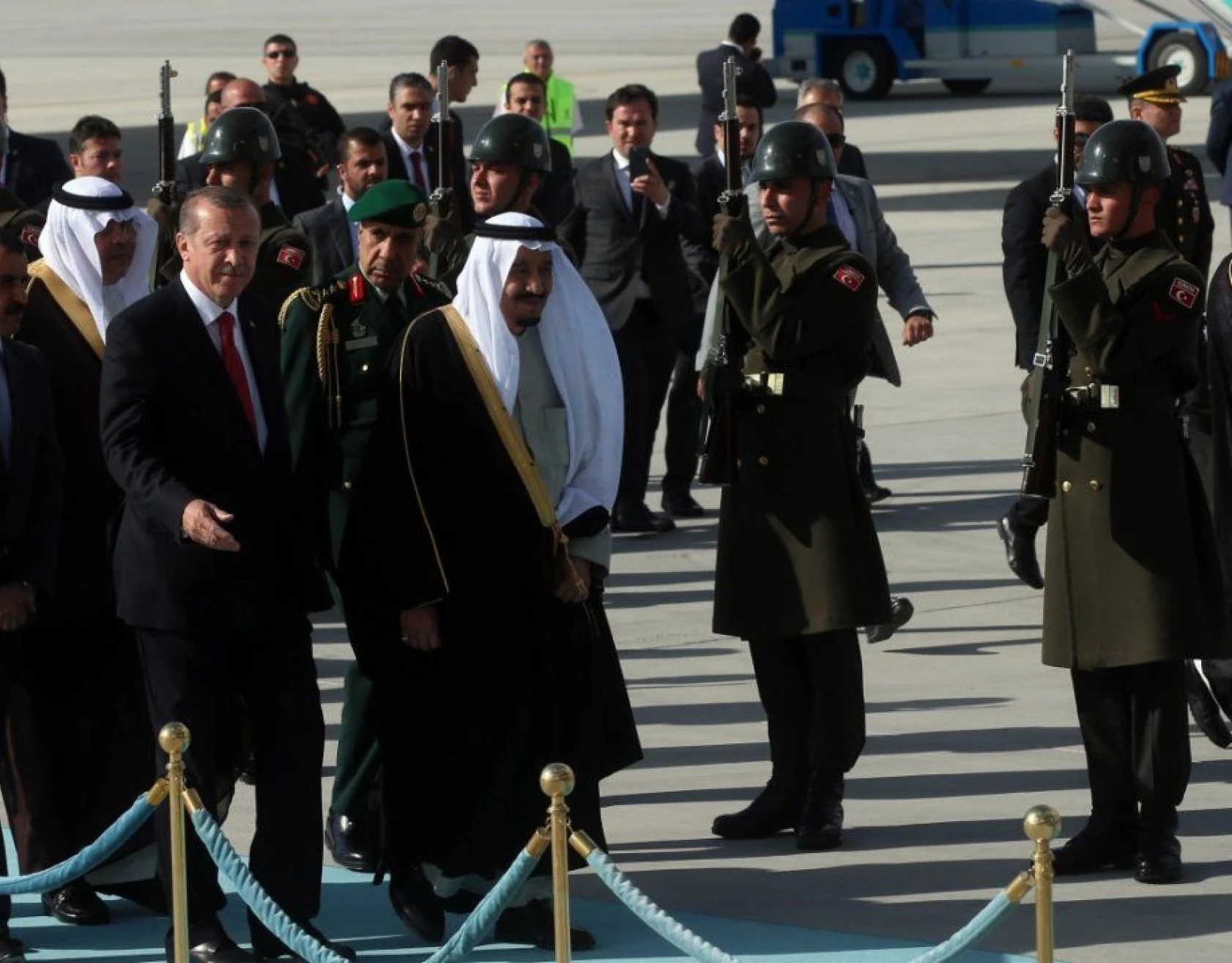 Suudi Arabistan Kralı Selman bin Abdulaziz Türkiye'ye geldi