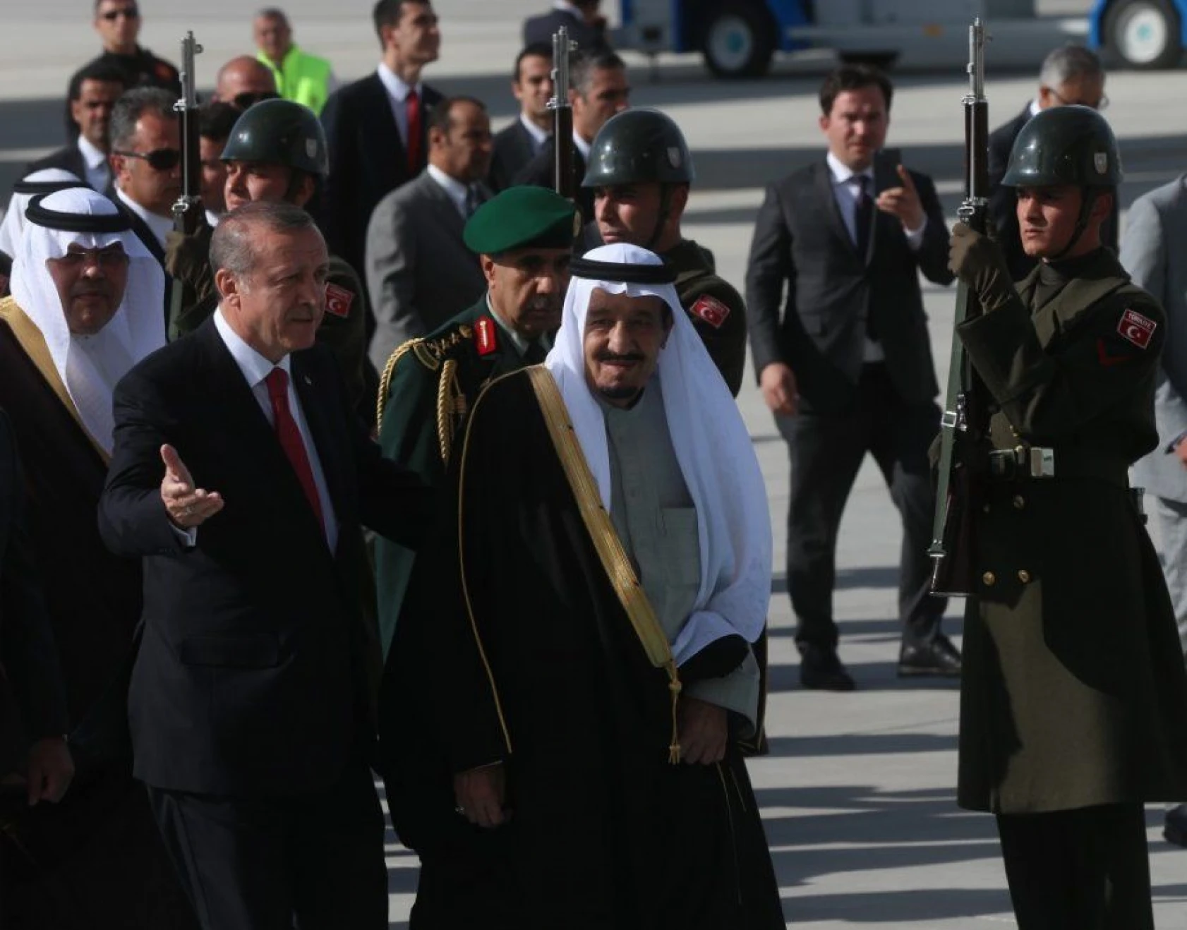 Suudi Arabistan Kralı Selman bin Abdulaziz Türkiye'ye geldi