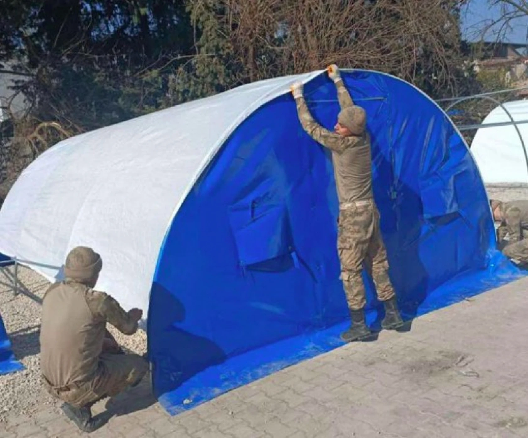 Jandarma teşkilatı depremzedeler için seferber oldu