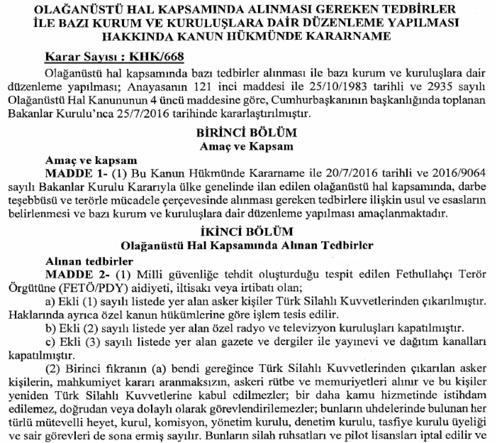 TSK İHRAÇ LİSTESİ... 1. DALGADA ORDUDAN ATILANLAR