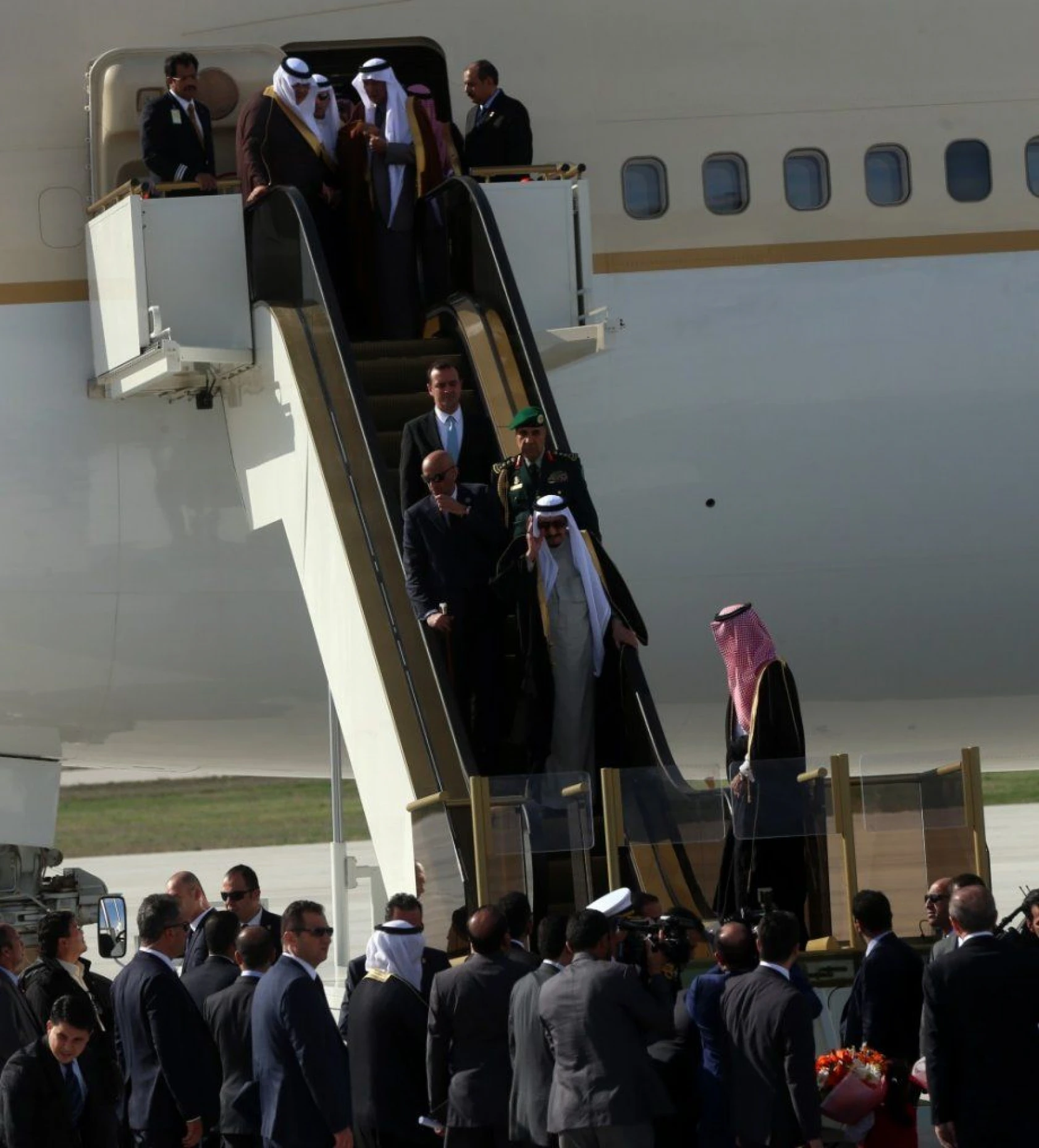 Suudi Arabistan Kralı Selman bin Abdulaziz Türkiye'ye geldi