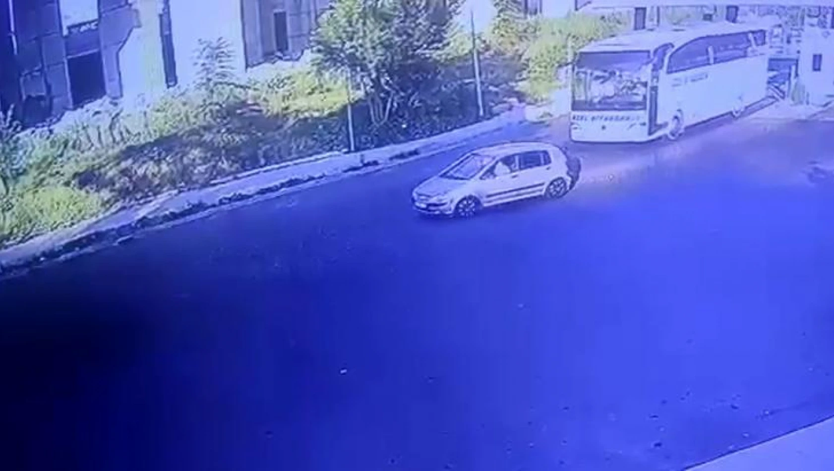 Gaziantep'te kaza yapan otobüsün İstanbul Otogarından çıkış anı kamerada