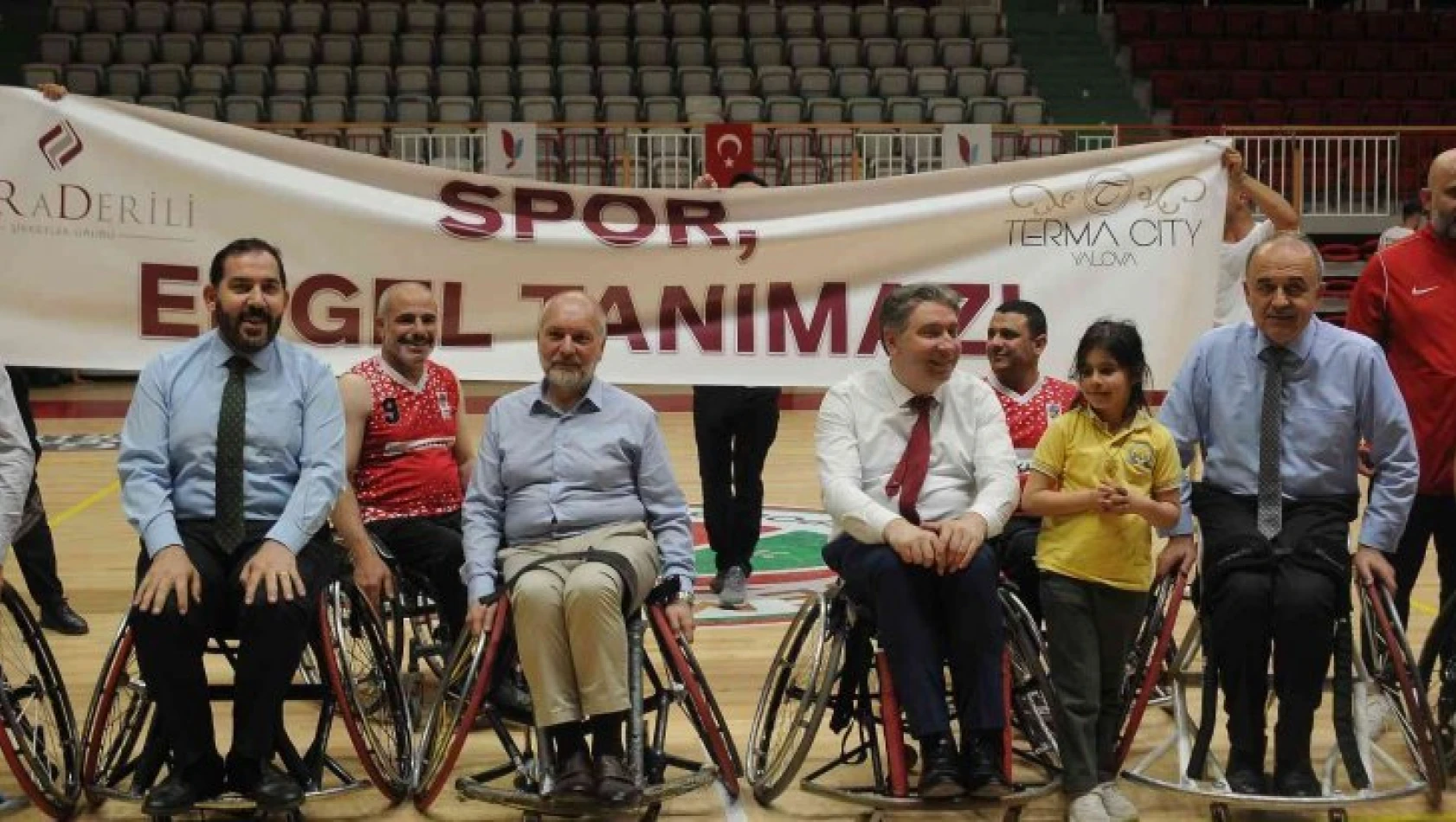Terma City personelinden tekerlekli sandalye basket takımı ile empati maçı