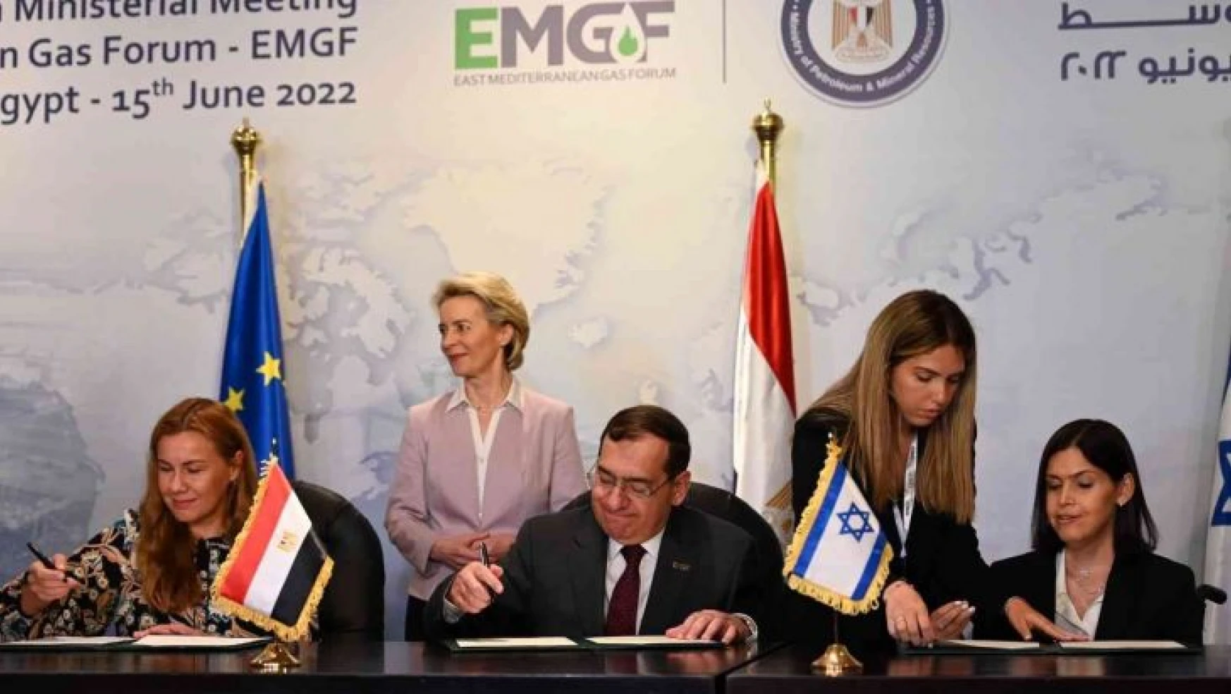 AB, İsrail ve Mısır ile üçlü doğal gaz anlaşması imzaladı