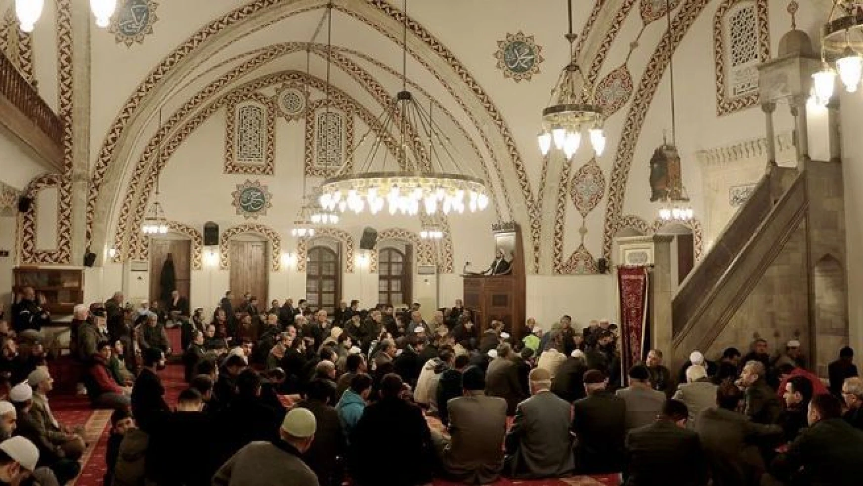 Anadolu'nun ilk camisinde Mevlit Kandili kutlandı