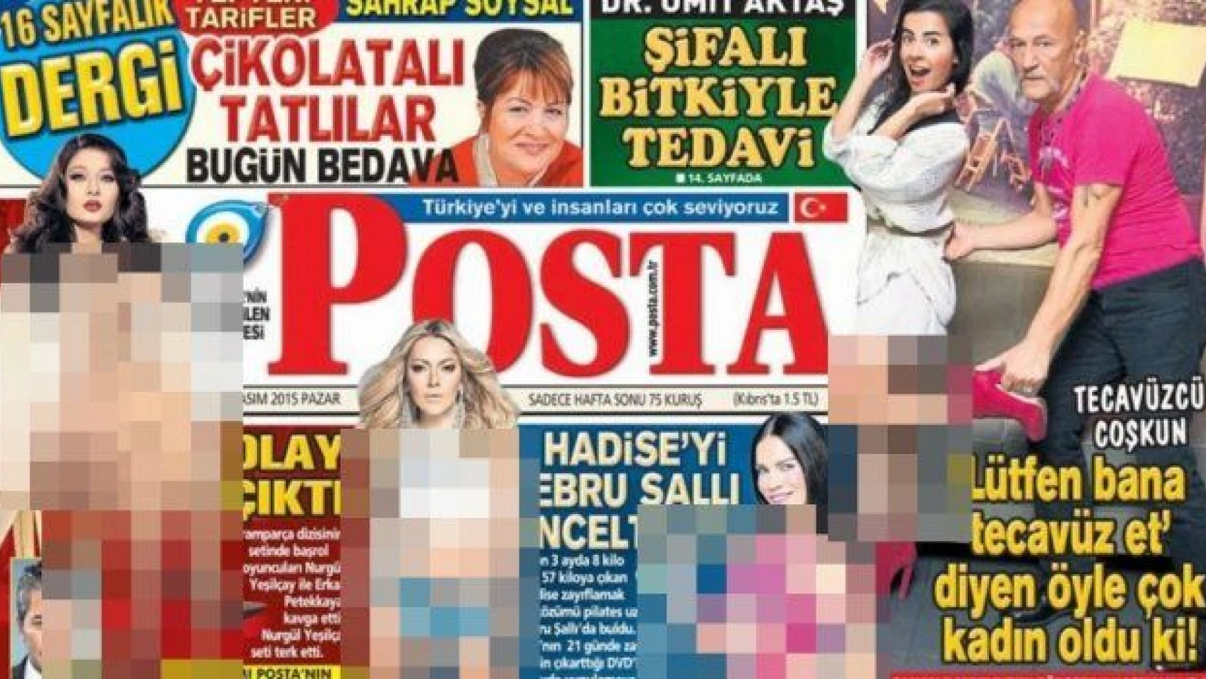 Aydın Doğan'ın gazetesi Posta'dan tecavüze övgü!