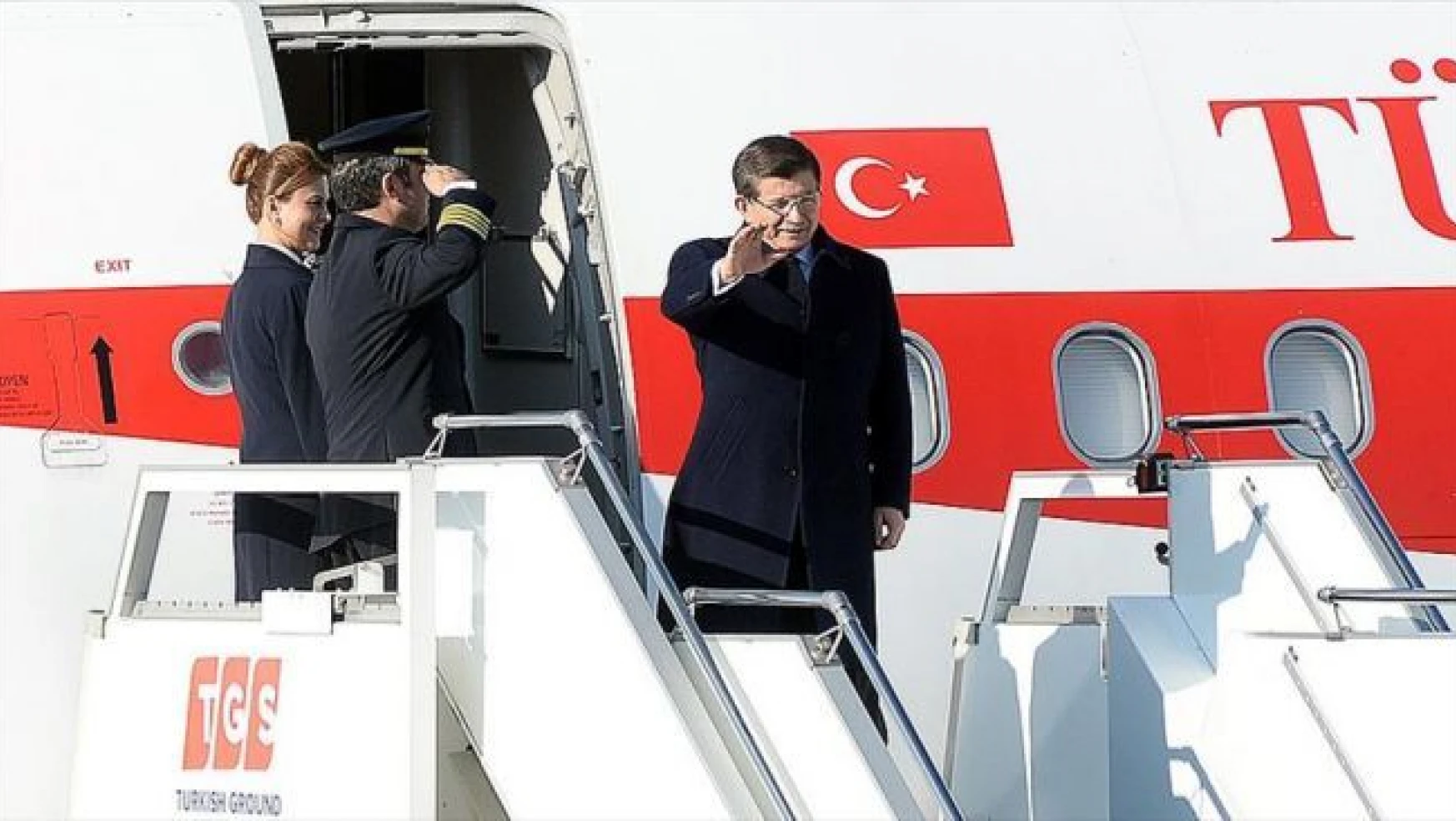 Başbakan Davutoğlu Almanya'ya gitti
