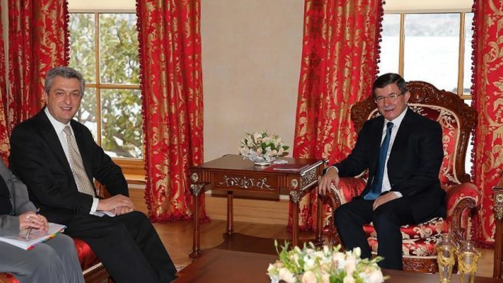 Başbakan Davutoğlu Grandi'yi ağırladı