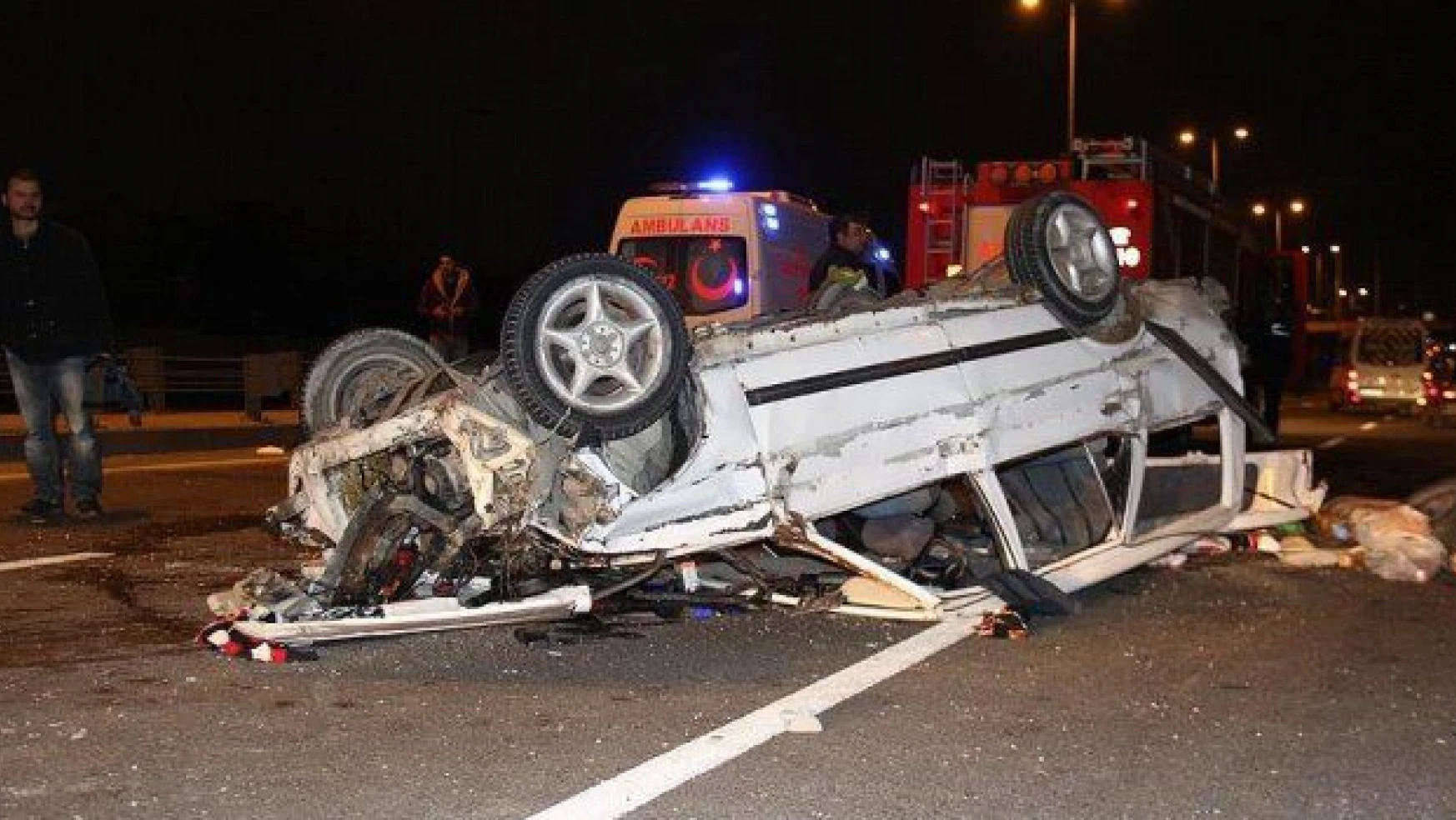 Başkent'te trafik kazası: 1 ölü, 4 yaralı