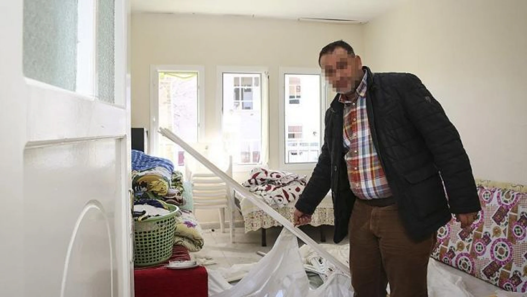 Çınar'da ev ve işyerleri zarar gören vatandaşlardan teröre tepki