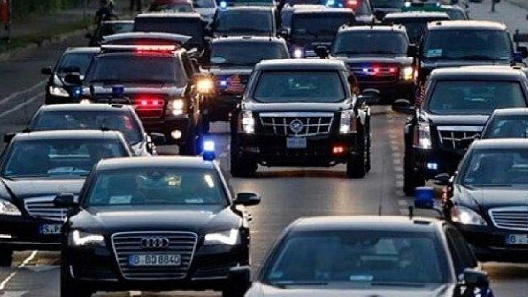Cumhurbaşkanı Erdoğan ABD'de trafiğe takıldı