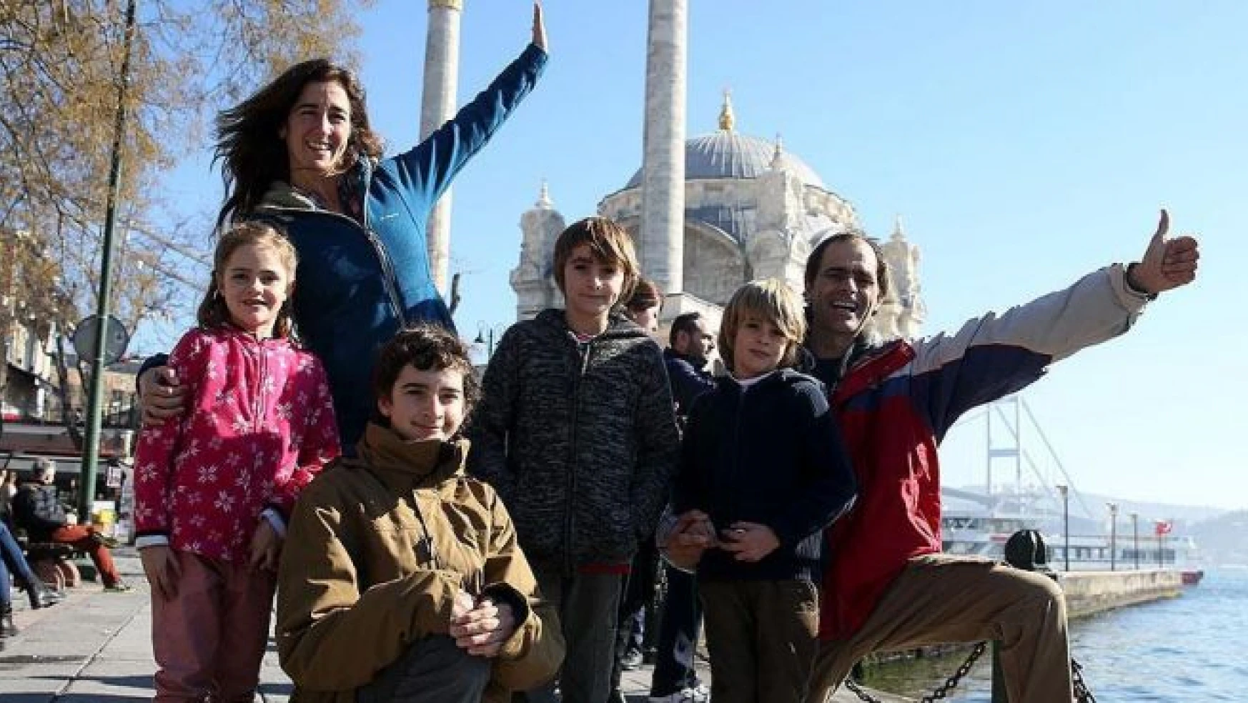 Dünya gezgini aile Türkiye'de