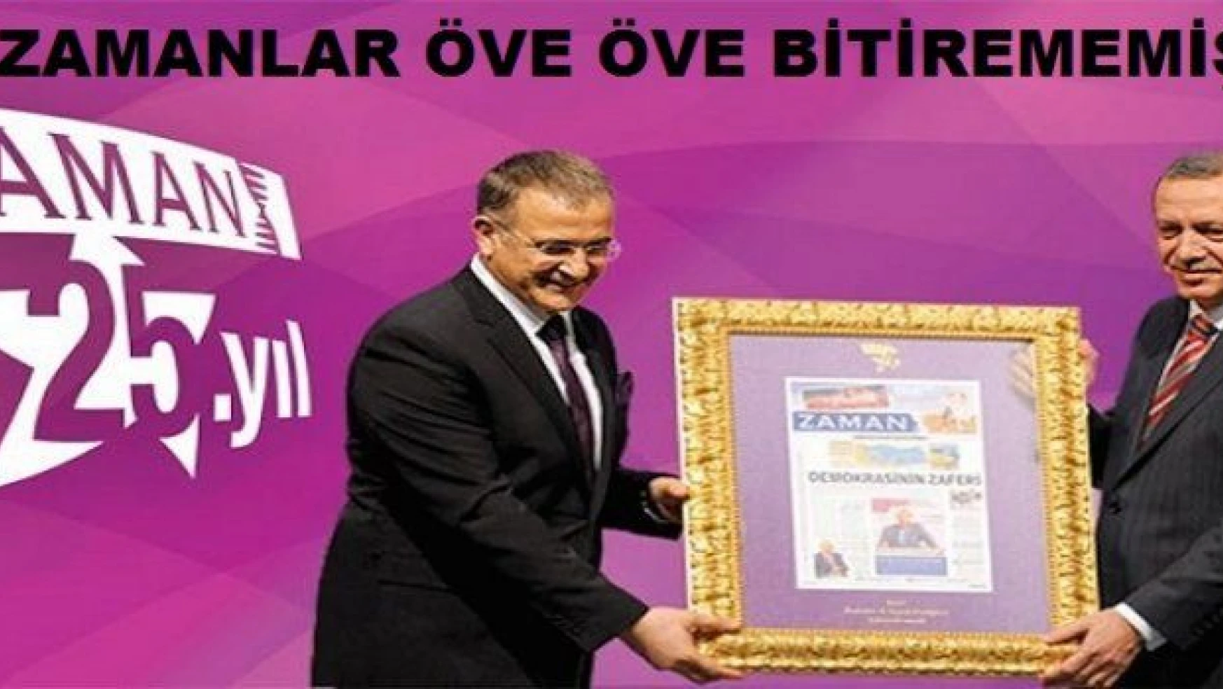 Erdoğan 2012: Zaman gazetesi 'ateşte açan bir çiçek'