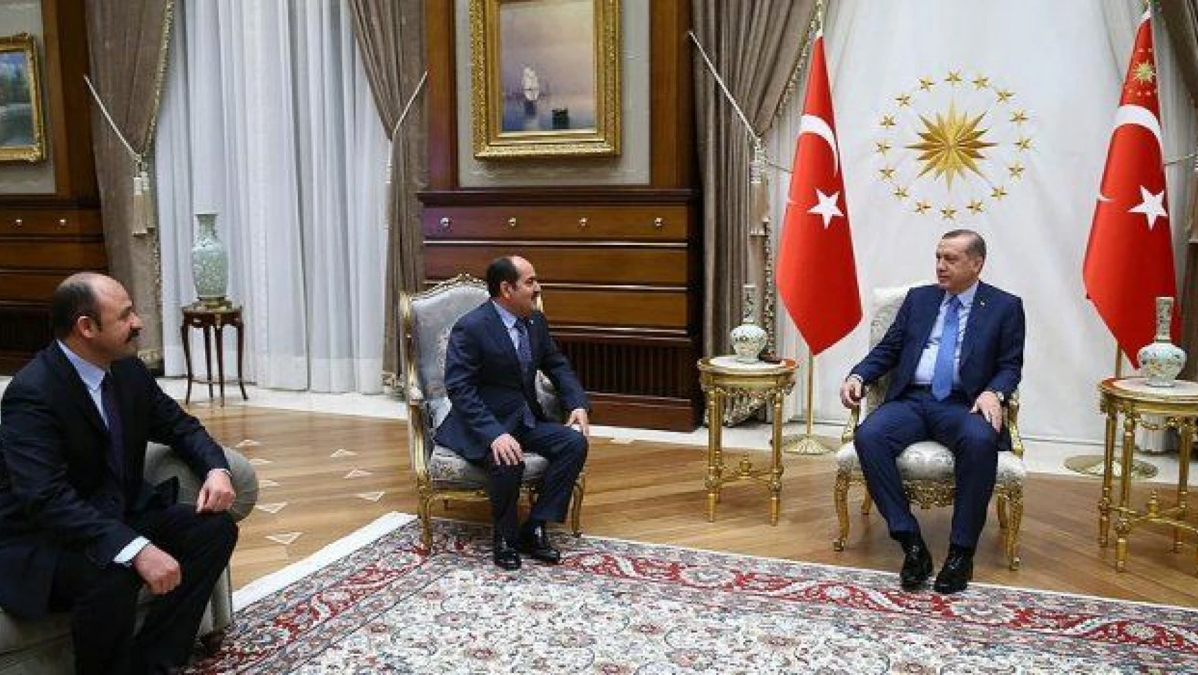 Erdoğan, Bayırbucak Türkmen heyetini kabul etti