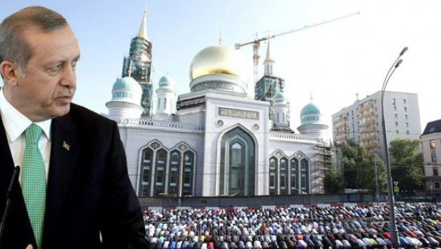 Erdoğan, Moskova Merkez Camisinin açılışında
