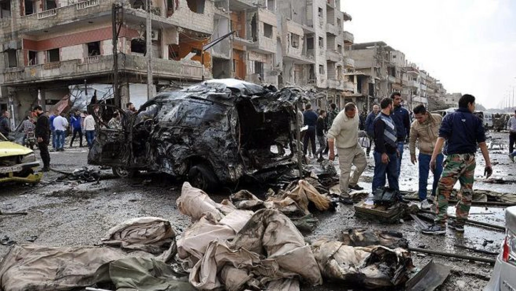 Humus kan gölüne döndü! Bombalı araçlarla saldırı: 40 ölü, 100 yaralı