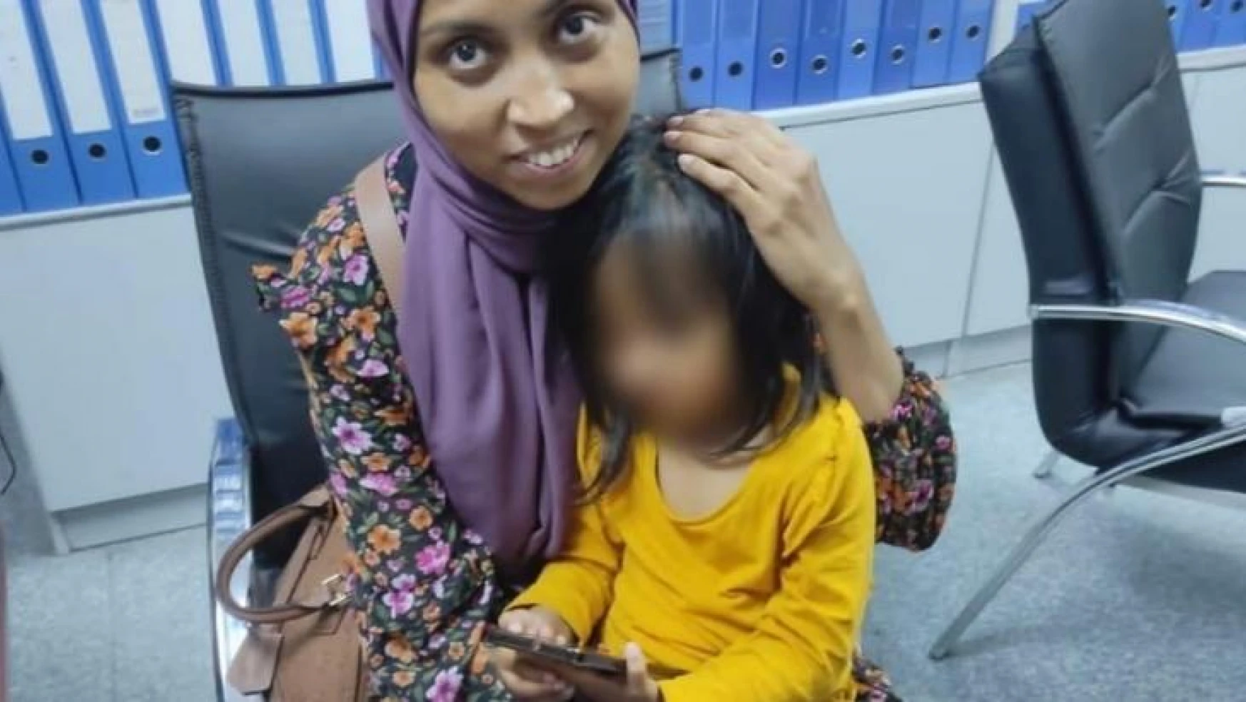 İHA sesini duyurdu, Bangladeşli kadın kaçırılan kızına kavuştu