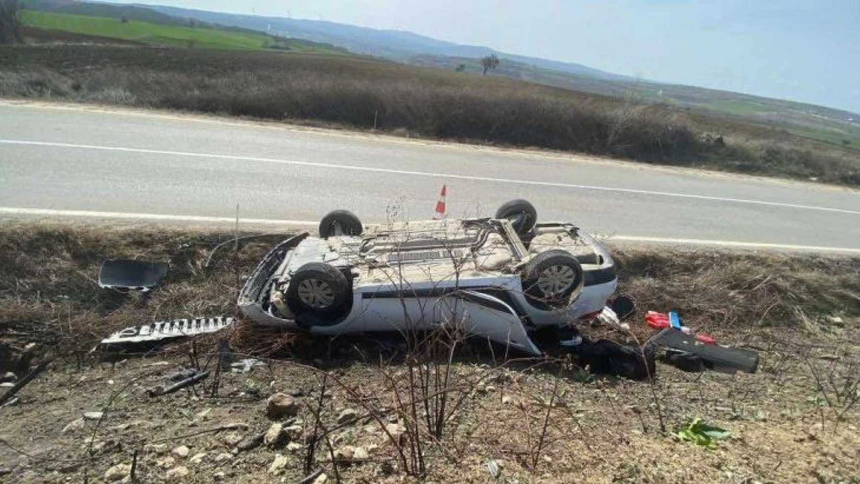 Malkara-Şarköy yolunda kaza: 1 yaralı
