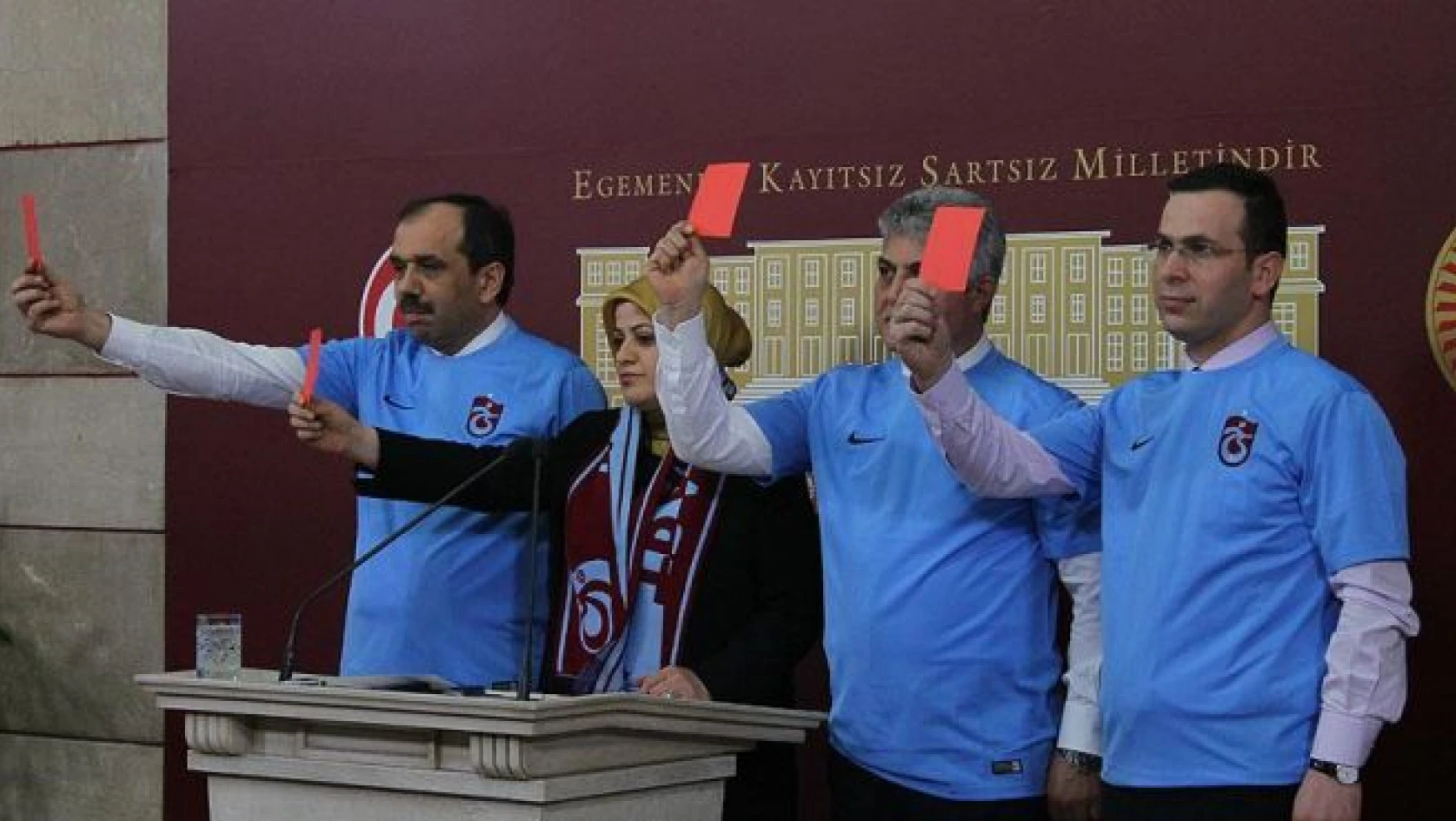 Trabzonlu milletvekillerinden TFF'ye 'kırmızı kart'