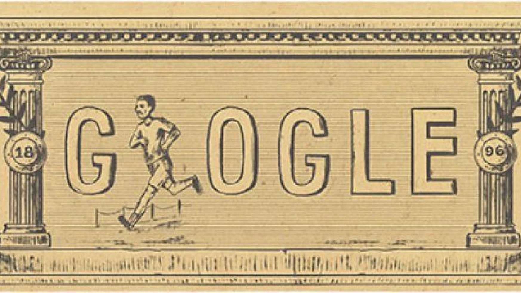 Modern olimpiyat oyunlarının 120. yıl dönümü Doodle oldu