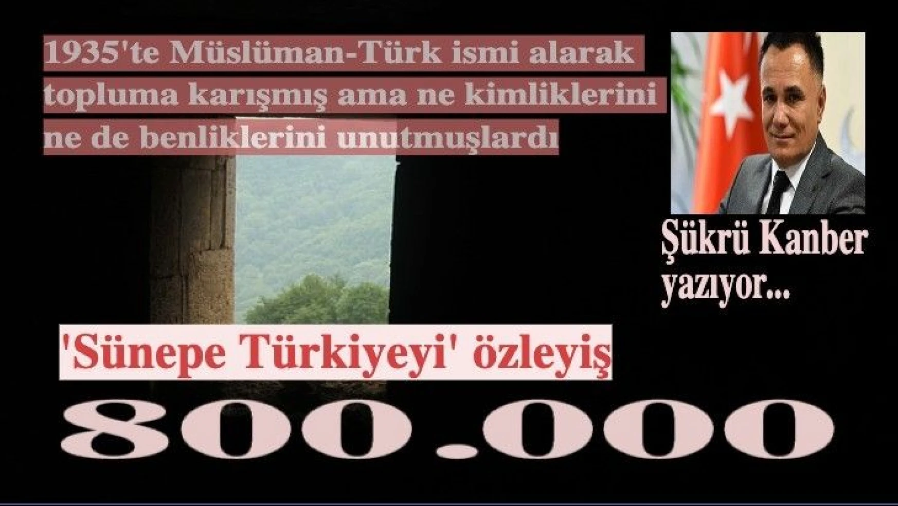Müslüman-Türk isimli yerli-yabancı unsurlar ve 'Sünepe Türkiye'yi özleyiş