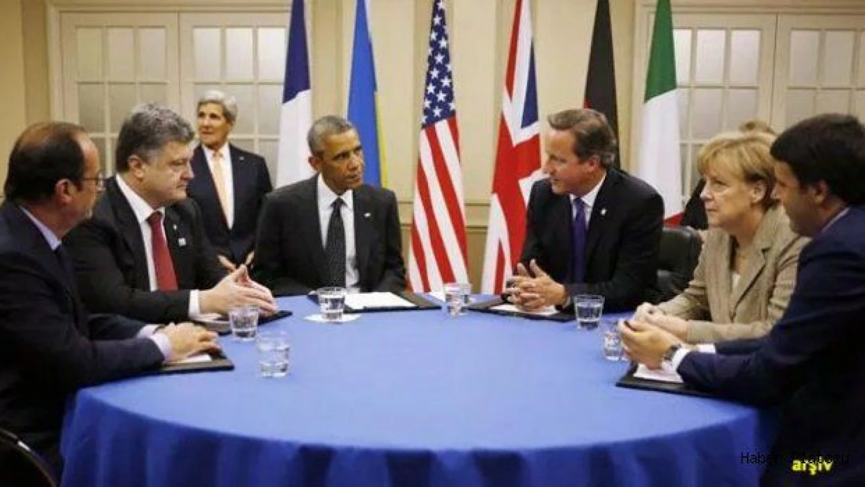 Obama, Cameron, Hollande ve Merkel Suriye'yi görüştü