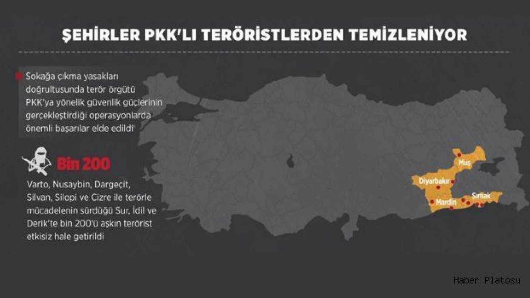 Şehirler PKK'lı teröristlerden temizleniyor