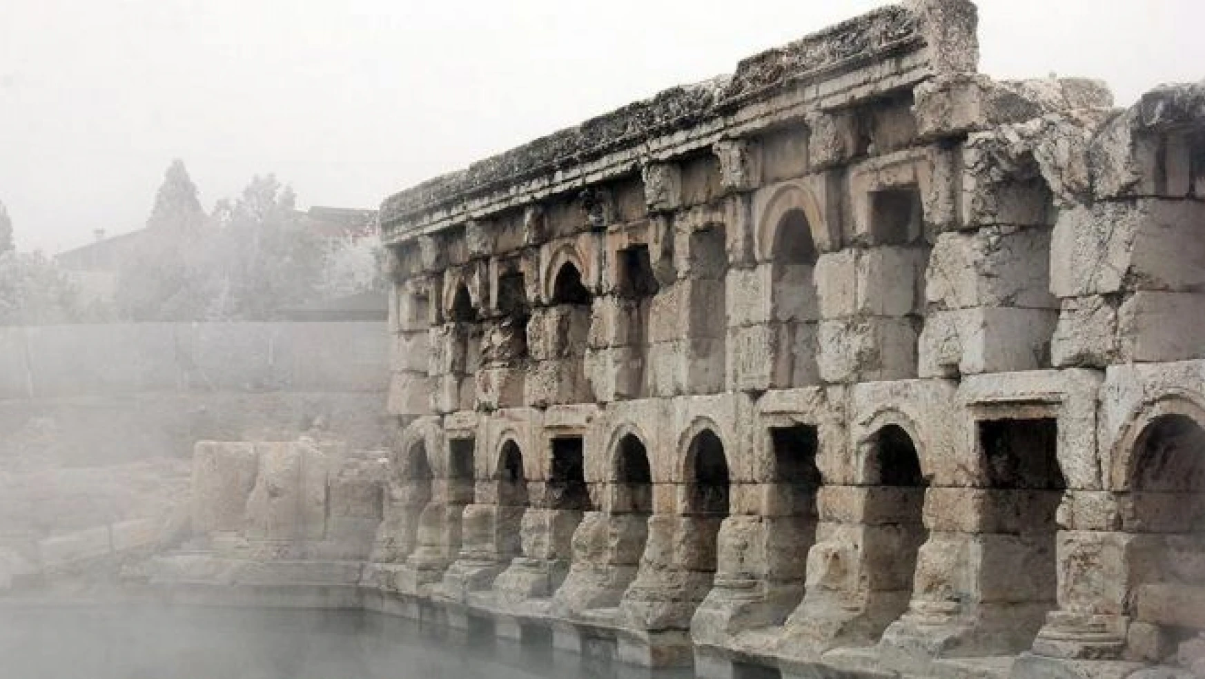 Tarihi Roma hamamına tanıtım filmi çekildi