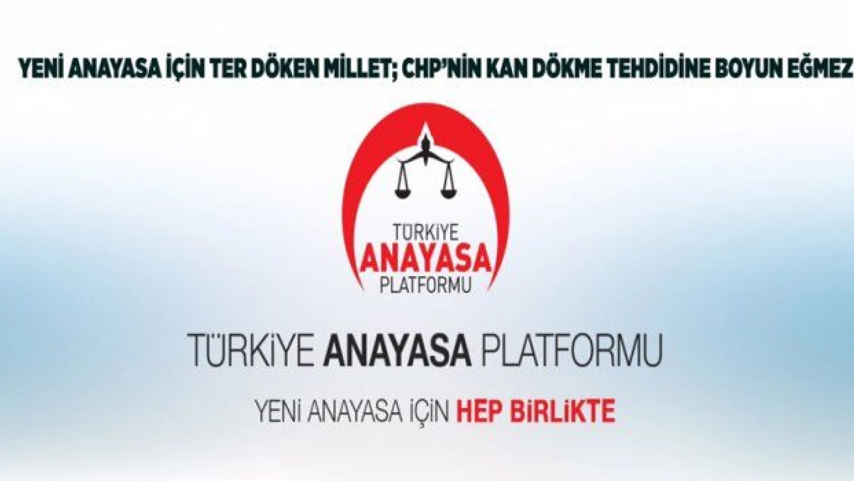 Türkiye Anayasa Platformu'ndan Kılıçdaroğlu'na tepki