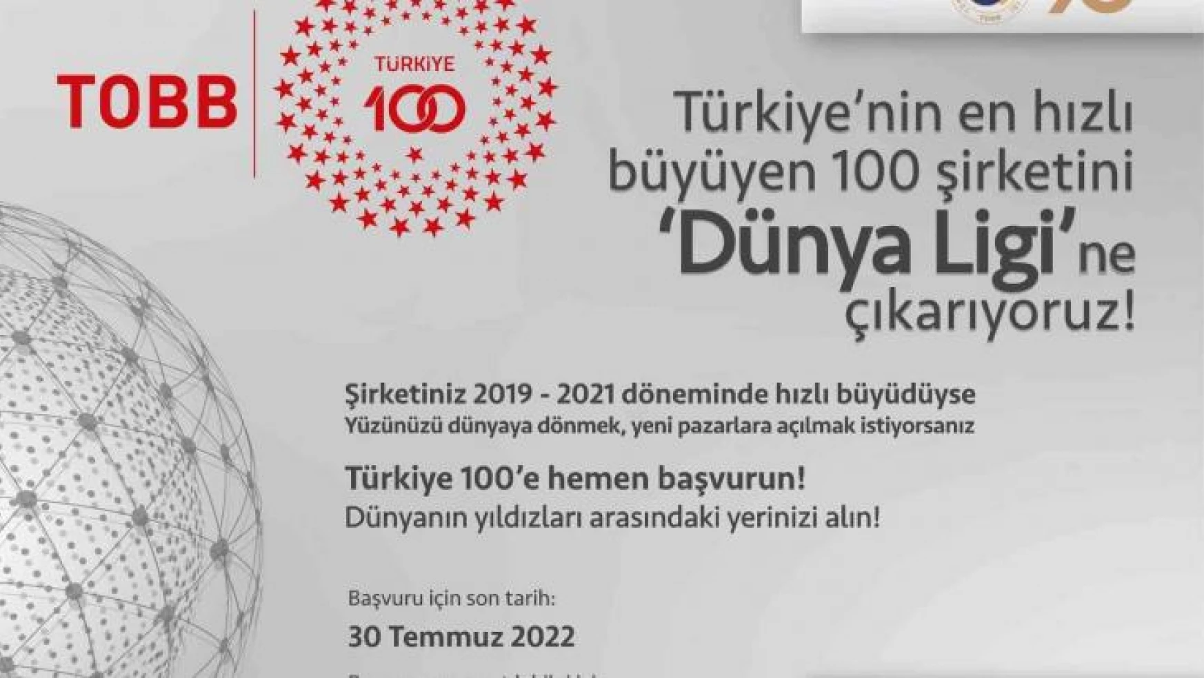 Türkiye'nin en hızlı büyüyen şirketlerini belirlemek için başvurular başladı