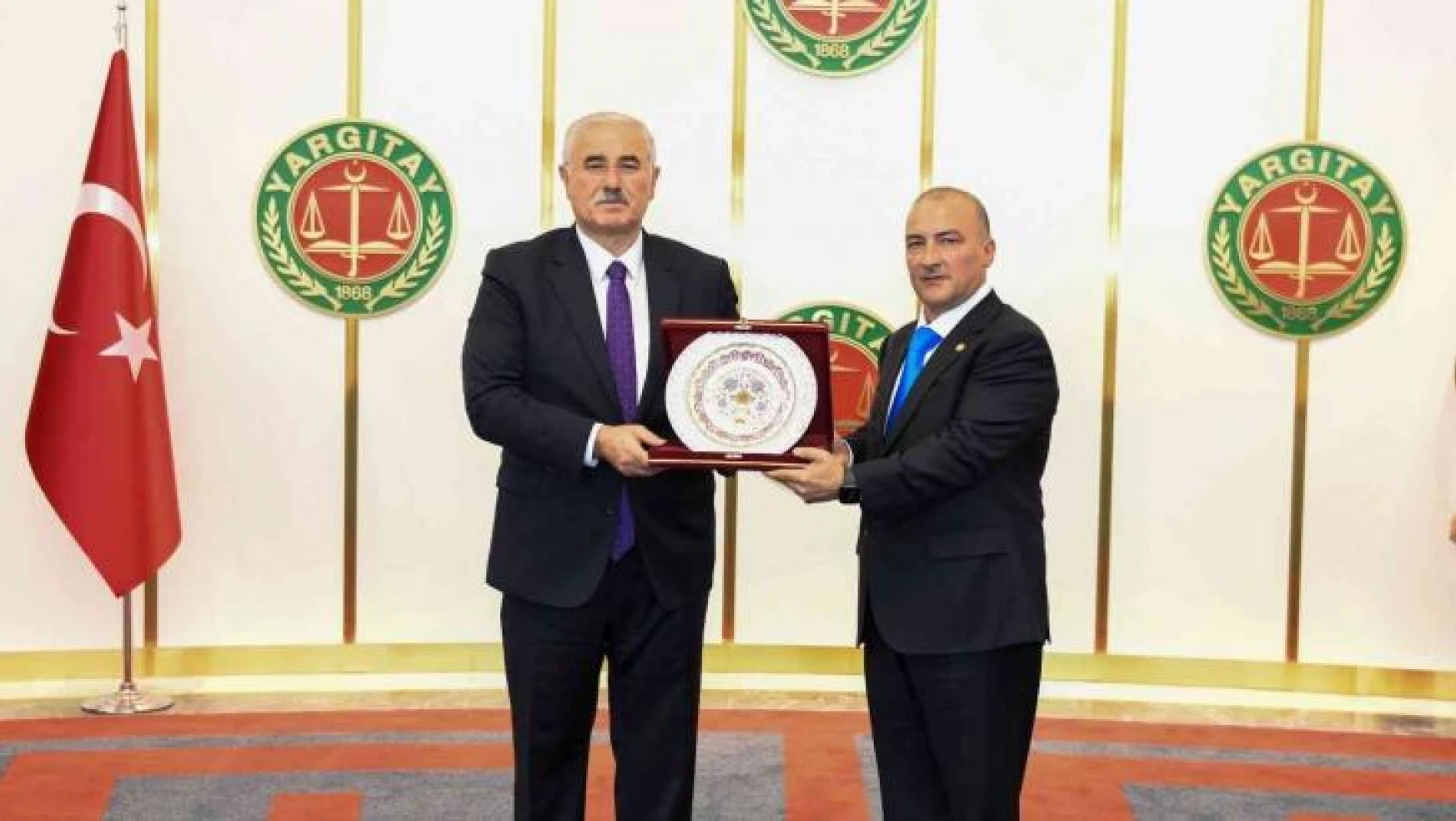 Yargıtay Başkanı Akarca, Azerbaycan Cumhuriyeti Başsavcıvekili Jamalov'u kabul etti