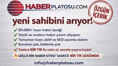 HaberPlatosu.com yeni imtiyaz sahibi ve yatırımcısını bekliyor