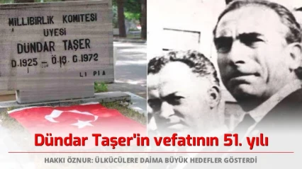 Hakkı Öznur: Dündar Taşer ülkücülere daima büyük hedefler gösterdi