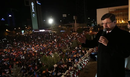 Ahmet Davutoğlu 1 Kasım Milletvekili Genel Seçimi - Balkon konuşması