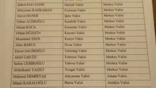 Vali atamaları yapıldı! Bir yıldır bekleyen valiler kararnamesi nihayet çıktı!