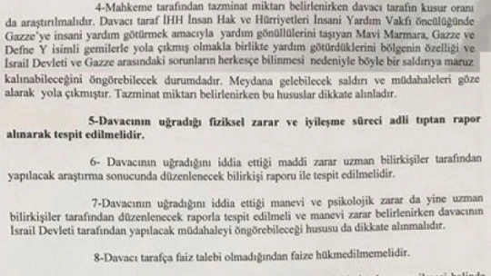 Mavi Marmara şehitlerinin tazminatını ödemeyen devlet nerelerde hata yaptı?