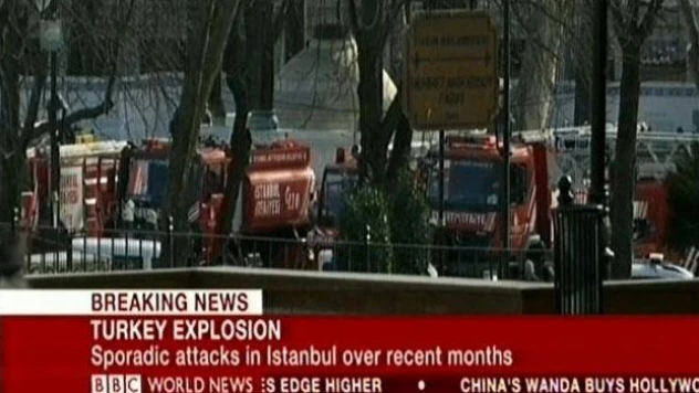 Sultanahmet'teki patlamayı dünya böyle gördü