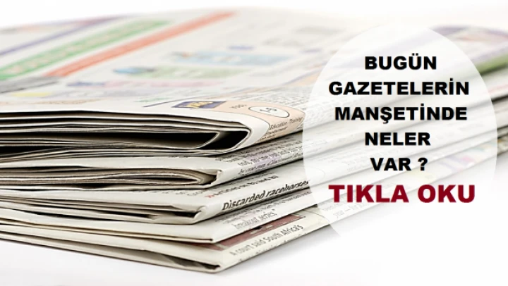 Yeni günün manşetlerinde de YAS var!