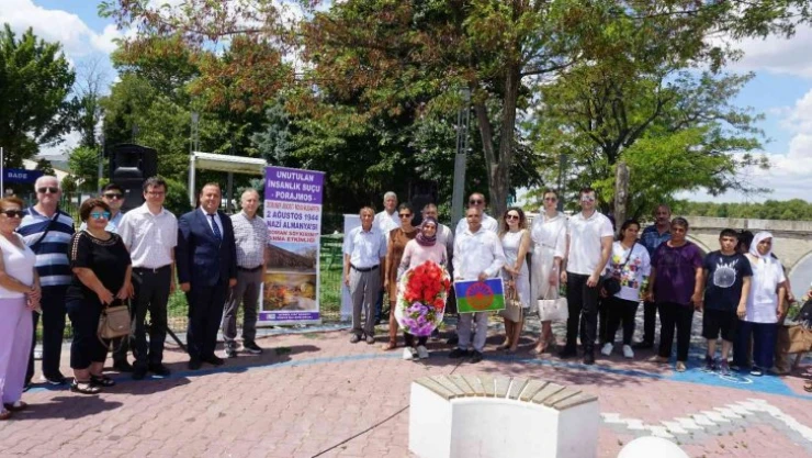 1944'te Auschwitz Kampı'nda öldürülen Romanlar unutulmadı