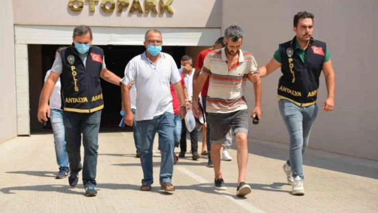 Antalya'da aranan 63 şüpheli yakalandı