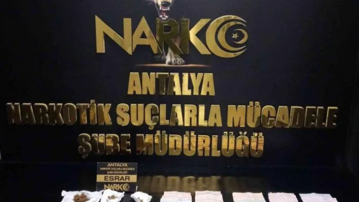 Antalya'da uyuşturucu operasyonu: 53 gözaltı