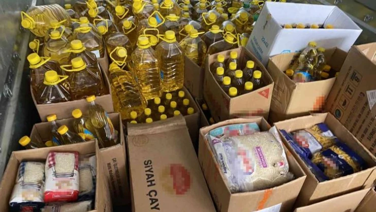 Bartın'da FETÖ'ye ait depoda 20 ton gıda ve temizlik malzemesi ele geçirildi