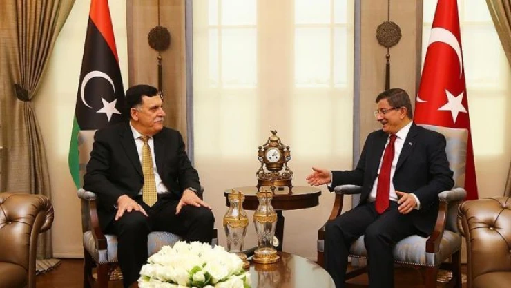 Davutoğlu Libya Ulusal Birlik Hükümeti Başbakanı ile görüştü