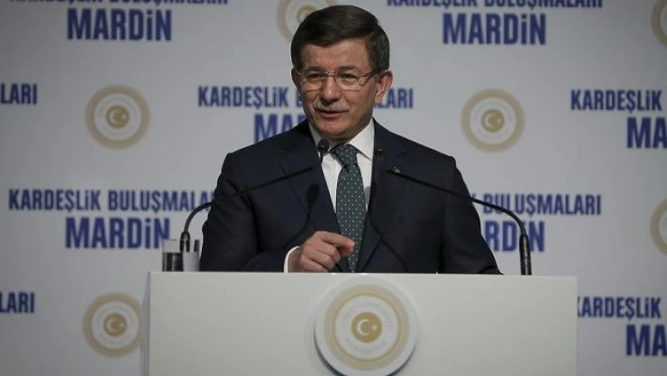 Başbakan Davutoğlu Mardin'deki Kardeşlik Buluşmalarında konuşuyor