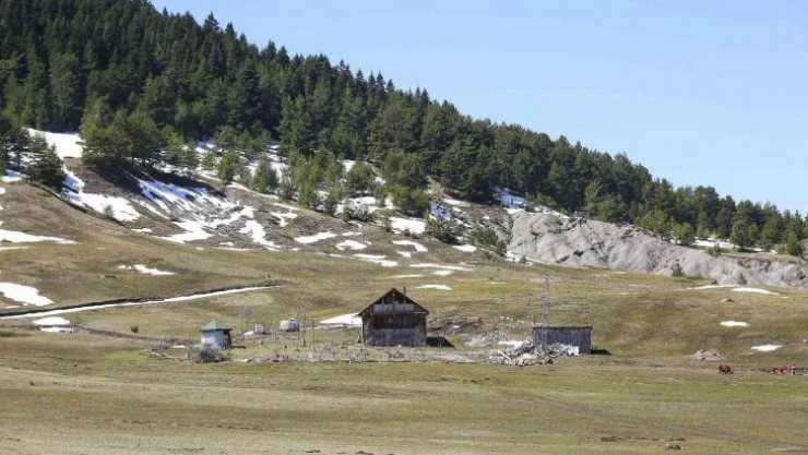Başkent'in Karadeniz'i kıskandıran yaylaları havadan görüntülendi