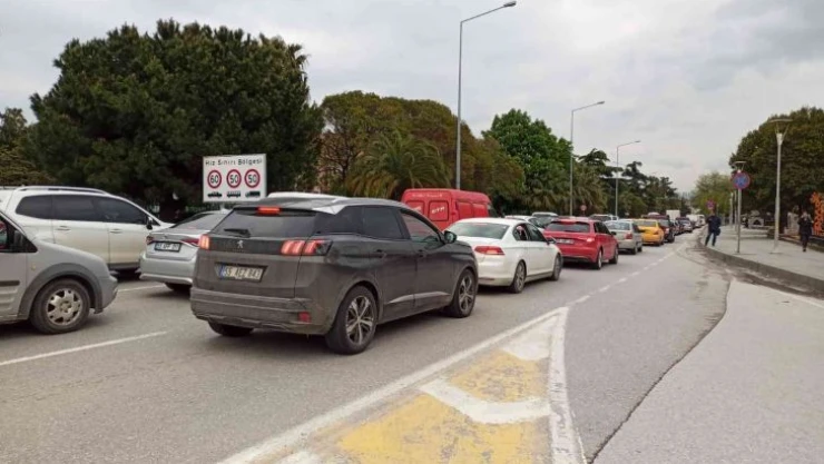 Bayram sonrası trafik yoğunluğu