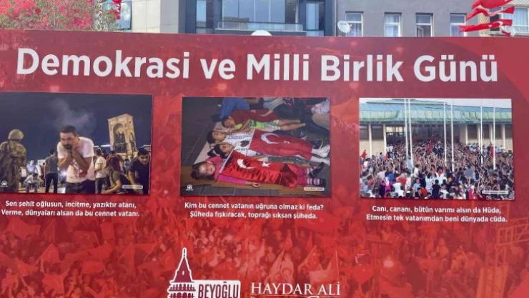 Beyoğlu'nda '15 Temmuz İstiklal Sergisi' açıldı